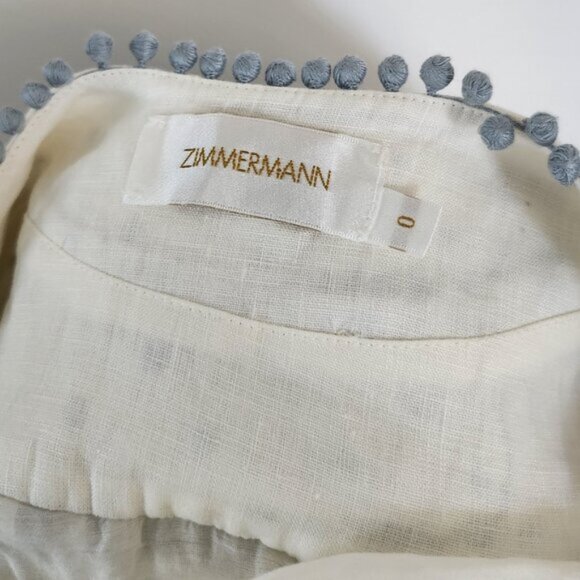 Zimmermann Painted Heart Contour Skirt S0 b95 - Picture 5 of 10